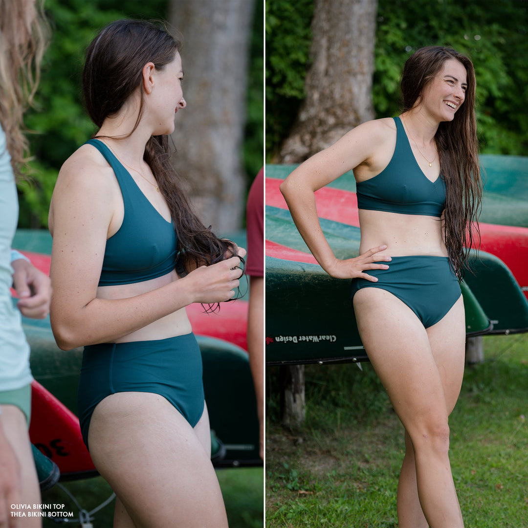 Thea Bikini Bottom - Red Pear - Lifestyle