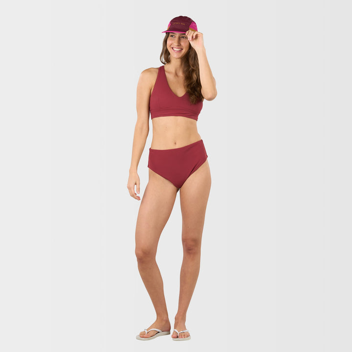 Thea Bikini Bottom - Red Pear - Merchandised