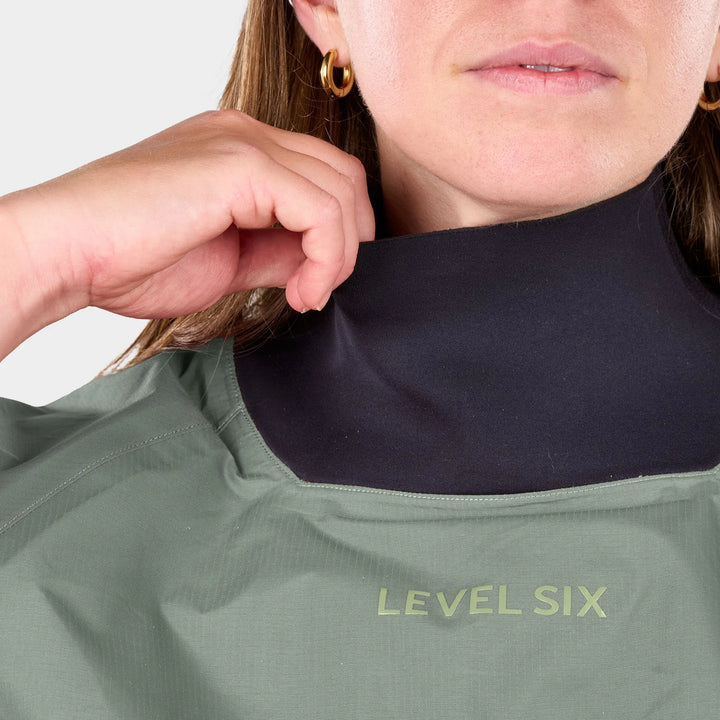 Solstice Women's Semi-Dry Top Exhaust Lite - Basil - Feature