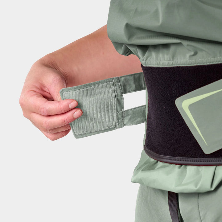 Solstice Women's Semi-Dry Top Exhaust Lite - Basil - Feature