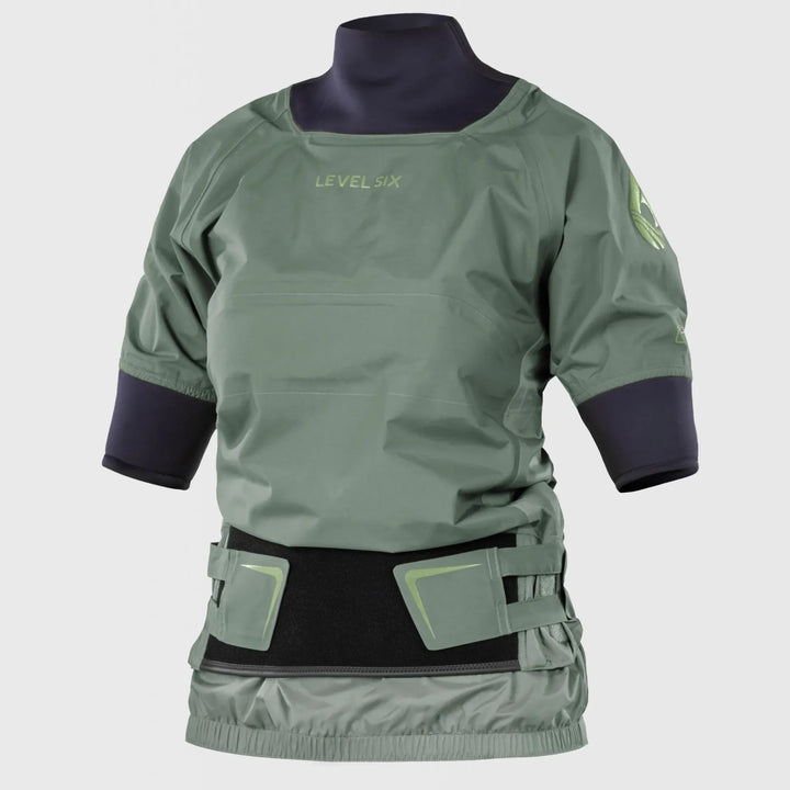 Solstice Women's Semi-Dry Top Exhaust Lite - Basil - Front