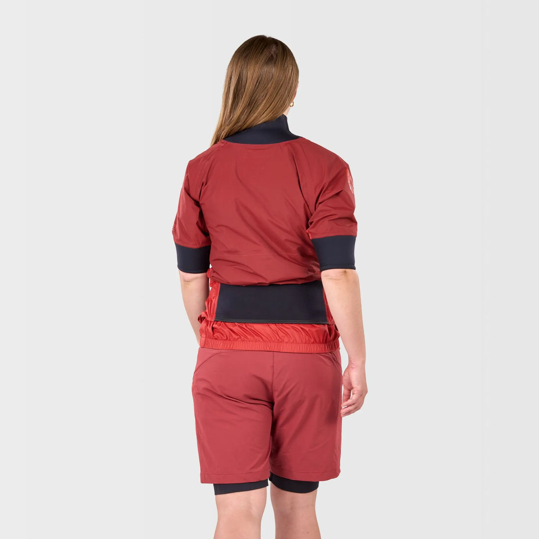 Solstice Women's Semi-Dry Top Exhaust Lite - Fired Brick - Back