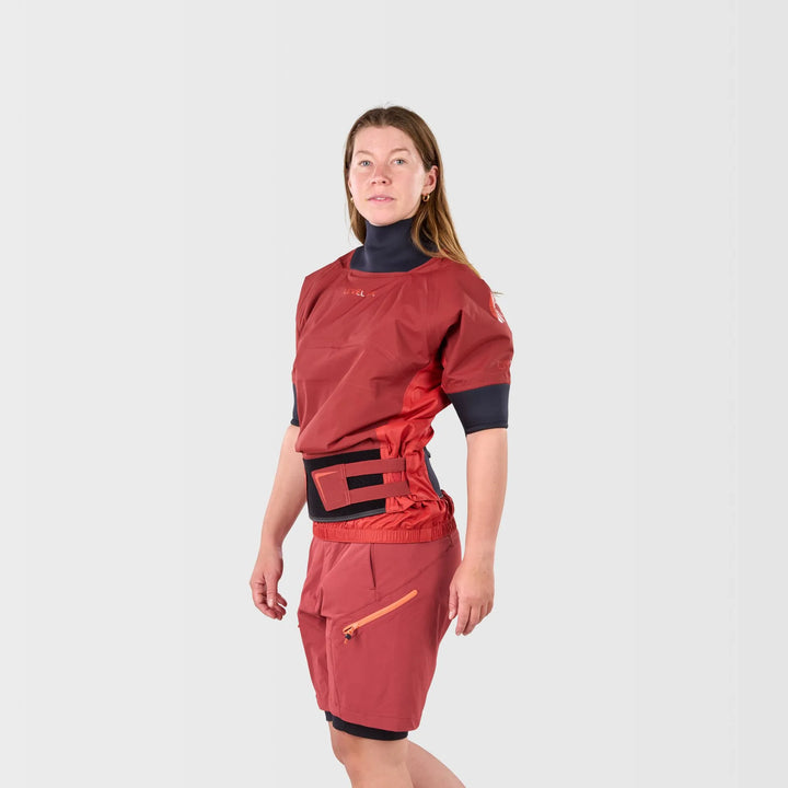 Solstice Women's Semi-Dry Top Exhaust Lite - Fired Brick - Feature