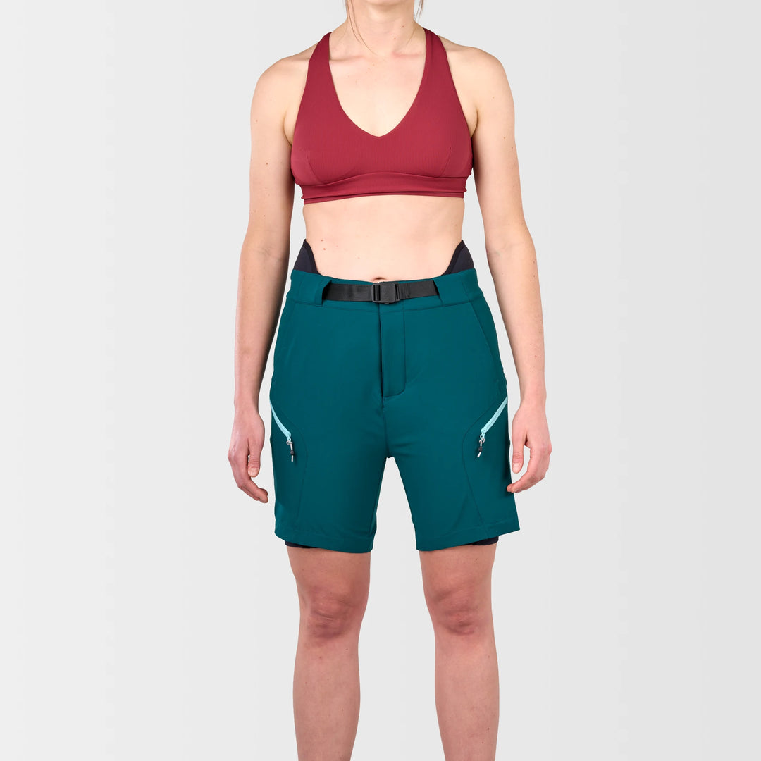 Delta Lined Short - 7" — Deep Teal (2)#color_deep-teal