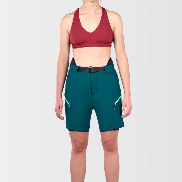 Delta Lined Short - 7" — Deep Teal (2)#color_deep-teal