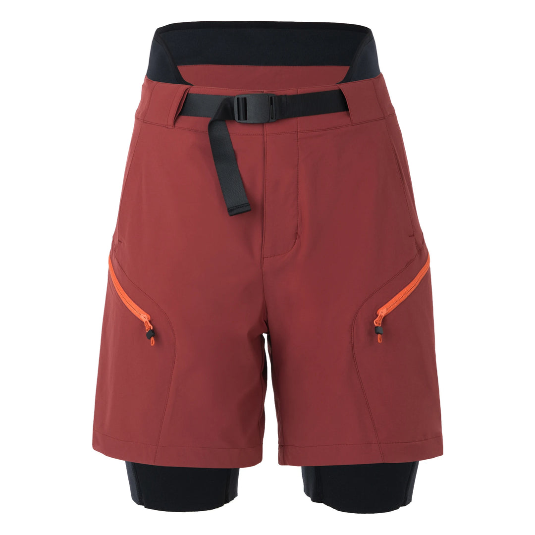 Delta Lined Short - 7" — Red Pear#color_red-pear
