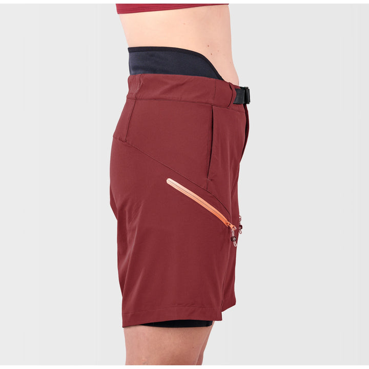 Delta Lined Short - 7" — Red Pear (4)#color_red-pear