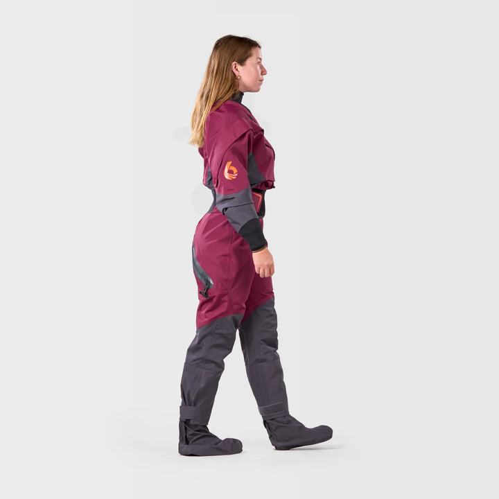 Freya Womens Dry Suit Exhaust Pro — Mahogany (4)#color_mahogany
