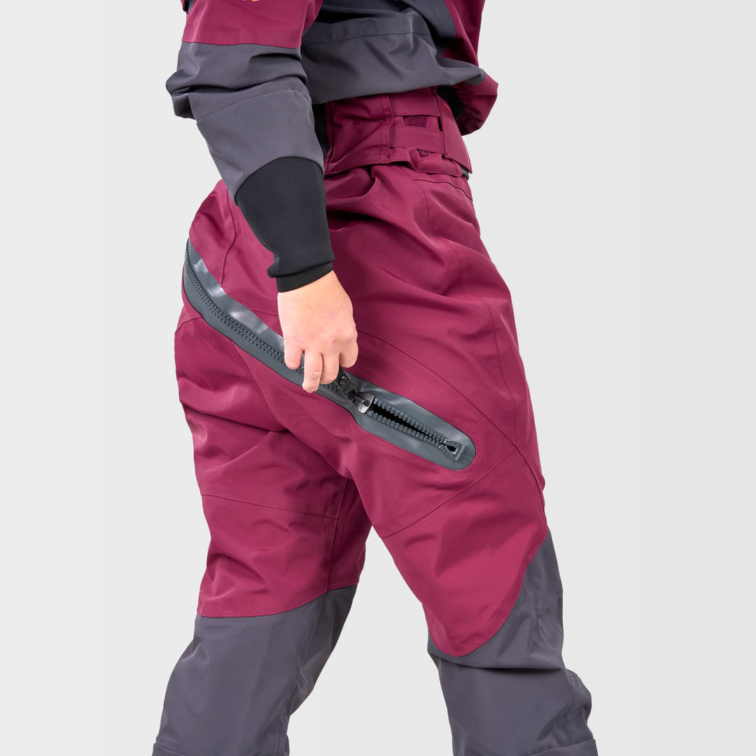 Freya Womens Dry Suit Exhaust Pro — Mahogany (8)#color_mahogany