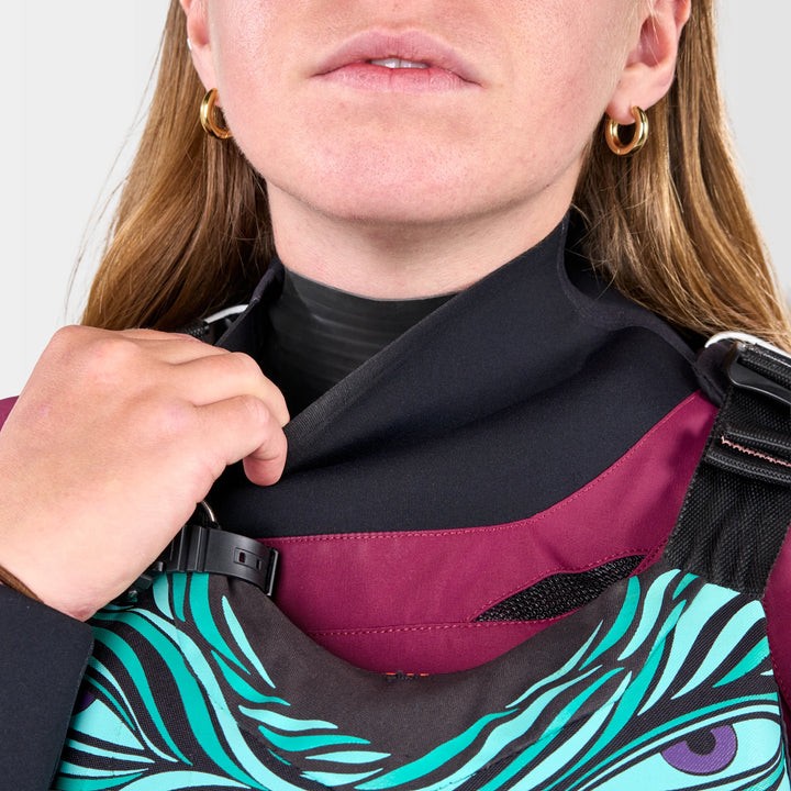 Freya Womens Dry Suit Exhaust Pro — Mahogany (13)#color_mahogany