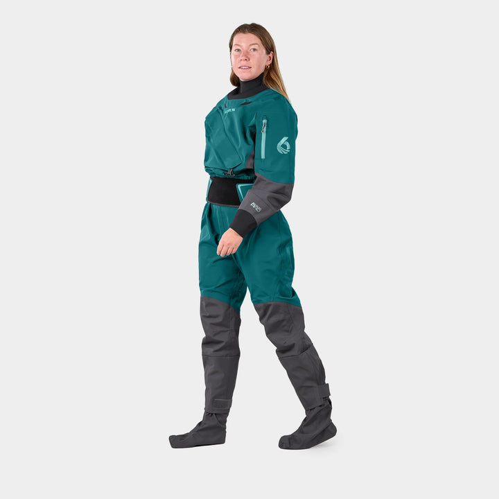 Freya Womens Dry Suit Exhaust Pro — Spruce (7)#color_spruce