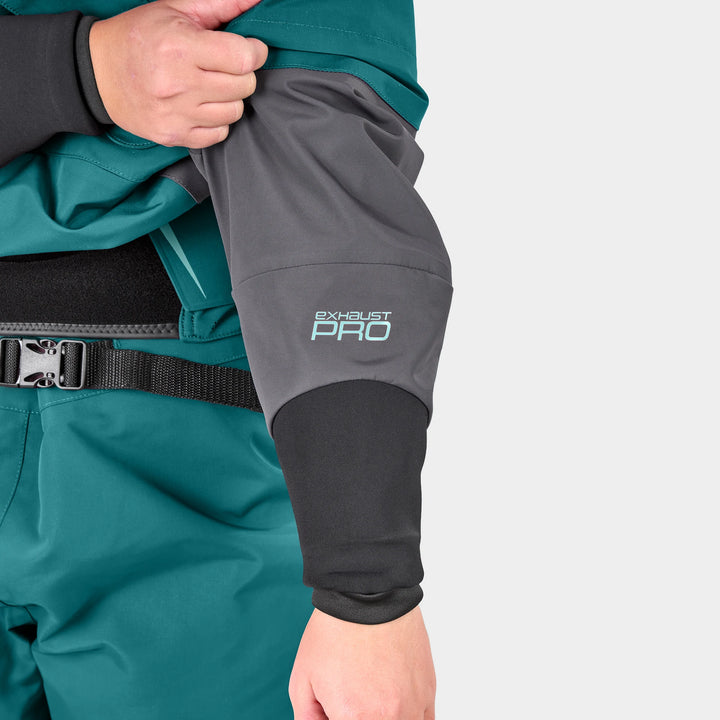 Freya Womens Dry Suit Exhaust Pro — Spruce (12)#color_spruce