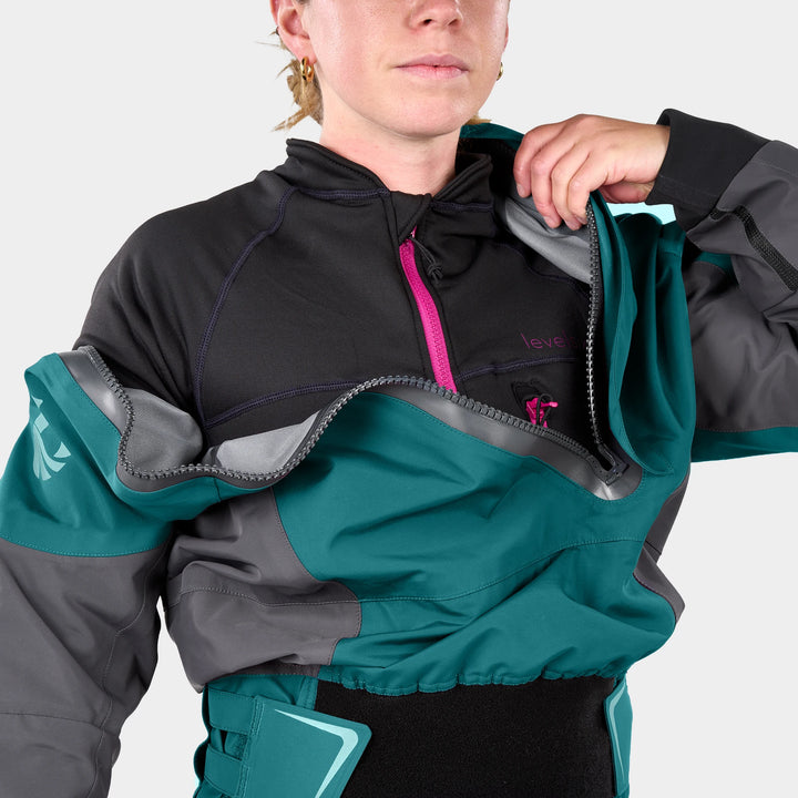Freya Womens Dry Suit Exhaust Pro — Spruce (18)#color_spruce