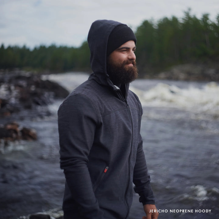Jericho Neoprene Hoody — Black Heather (5)#color_black-heather