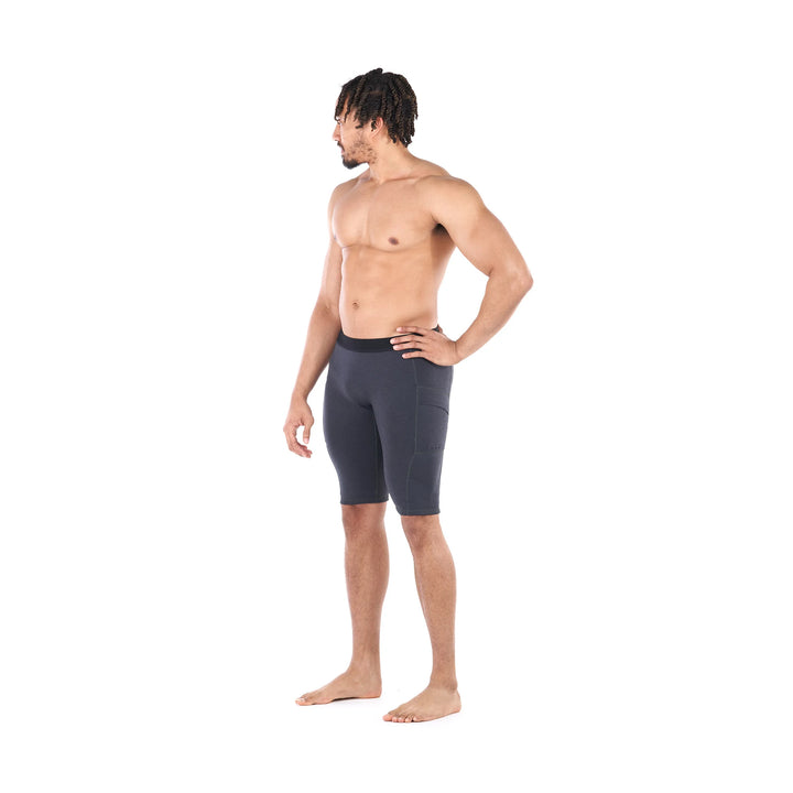 Jericho Neoprene Short — Black Heather (3)#color_black-heather