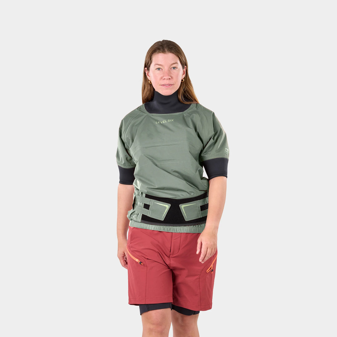 Solstice Womens Semi-Dry Top Exhaust Lite — Basil (2)#color_basil