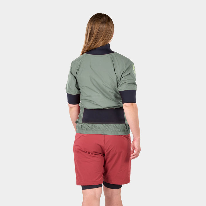 Solstice Womens Semi-Dry Top Exhaust Lite — Basil (5)#color_basil