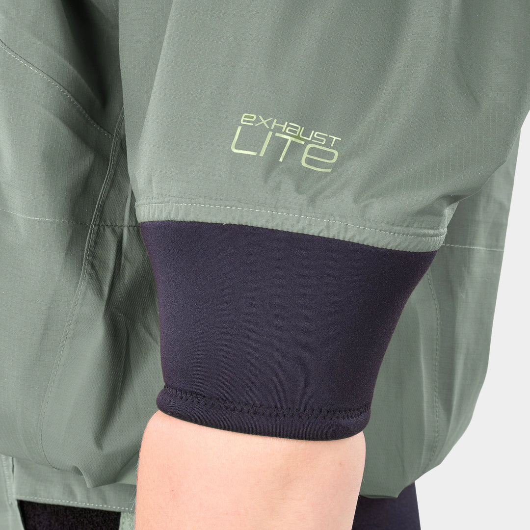 Solstice Womens Semi-Dry Top Exhaust Lite — Basil (8)#color_basil