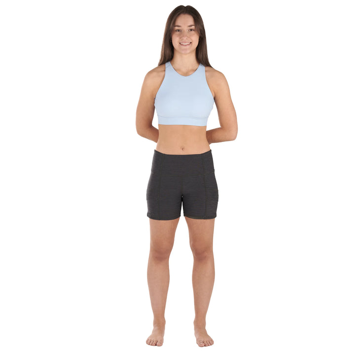 Sombrio Neoprene Short — Black Heather#color_black-heather