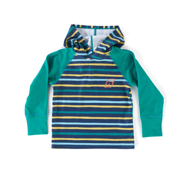 Spark - Boy's Sun Protection Hoody — Forest